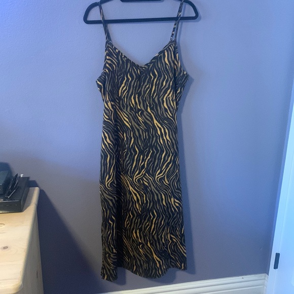 topshop tiger satin slip dress Ppsnabha Topshop Tiger Satin Slip Dress Topshop Low Scoop Satin Floor  Length Slip Dress In Orange